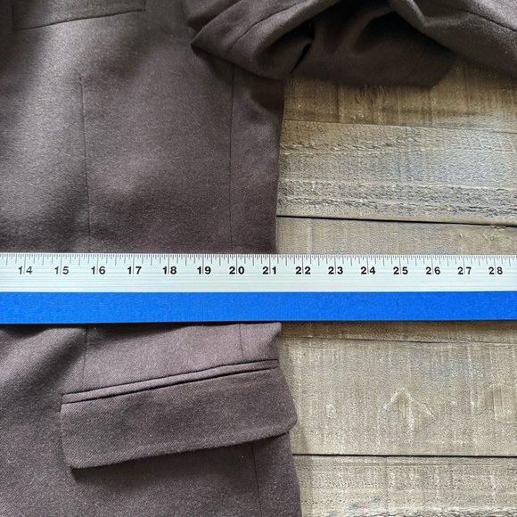 Lauren Ralph Lauren Men's Size 44L Long Wool Cashmere Sport Coat Blazer Brown - Picture 14 of 16